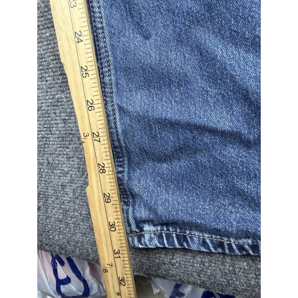 Scoop Super Wide Leg Stretch Jeans Baggy Skater Y2K Grunge‎ Size 6 31x31 - Picture 5 of 8